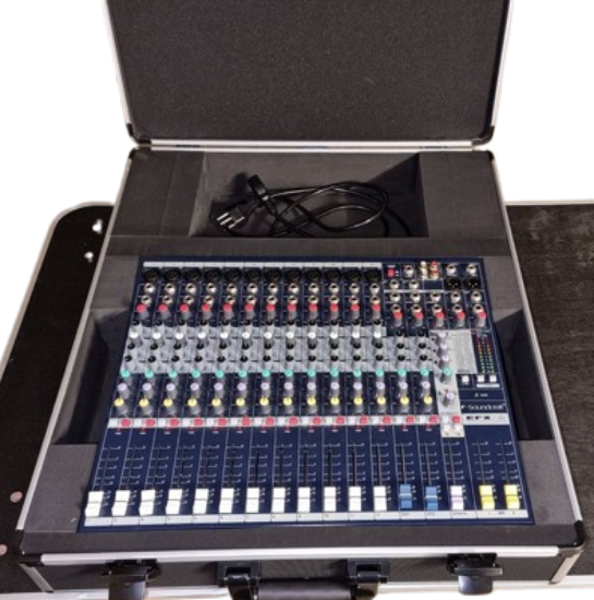 Picture of Soundcraft EFX12 Mixer in Flight Case – Professional Rental Cape Town