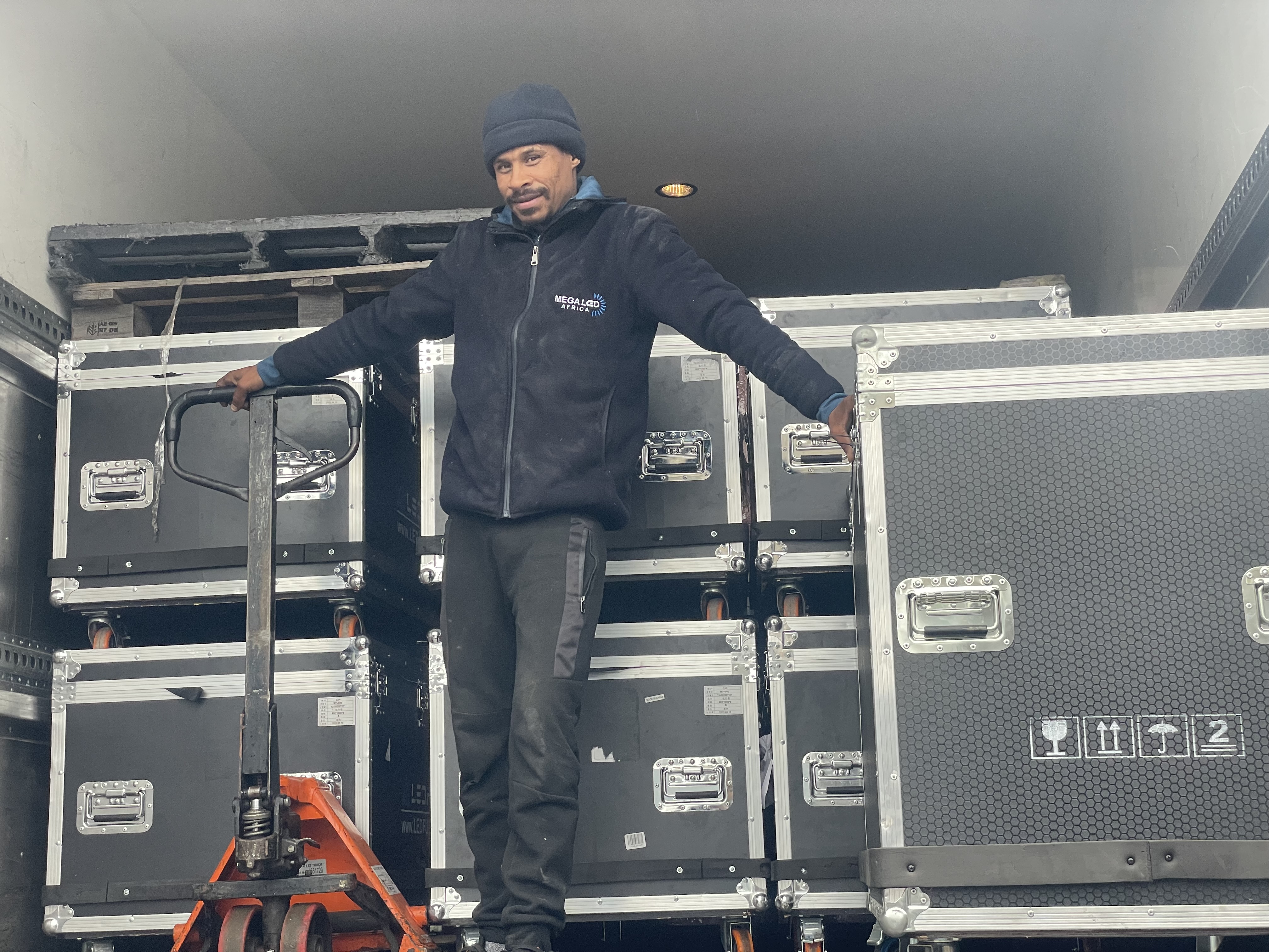 Outdoor stage audio coverage brand activation