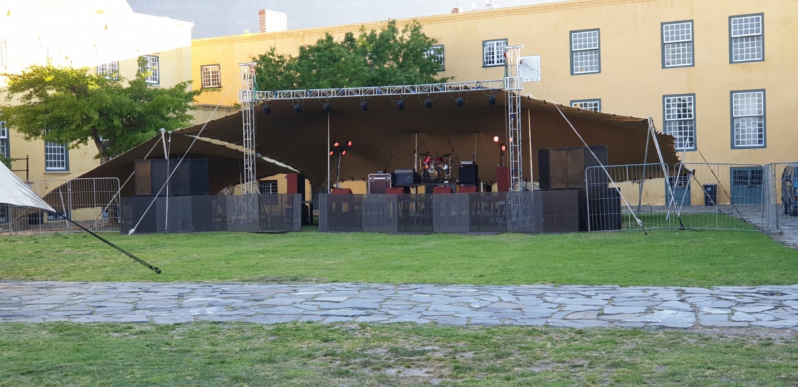 Outdoor brand activation audio production